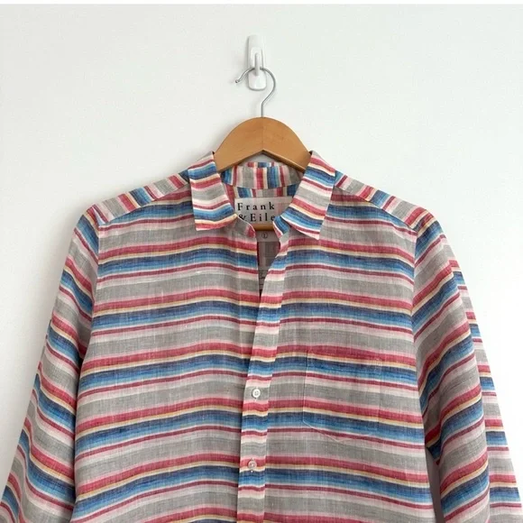 Frank & Eileen Button Down Shirt - Barry - Linen Button Up - Picture 5 of 13